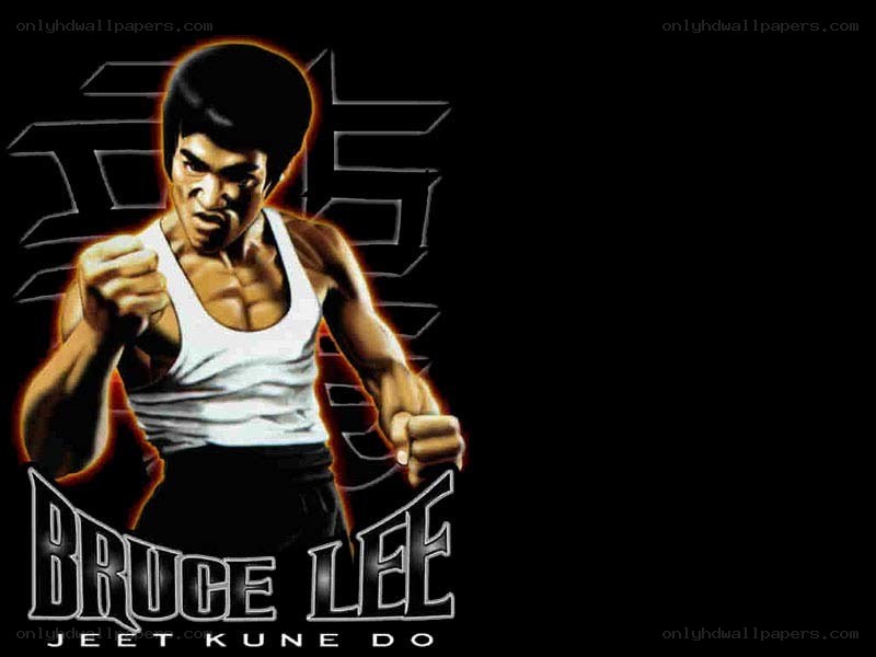 Bruce Lee martial arts poster