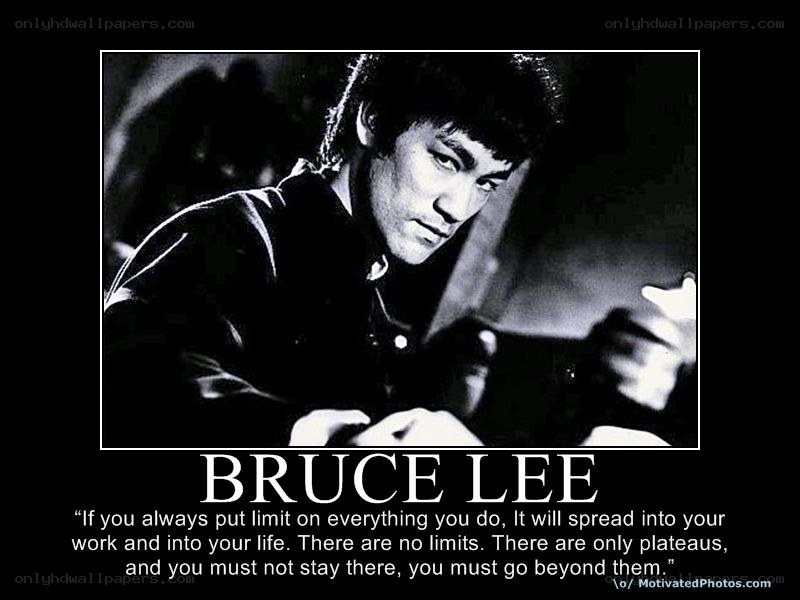 Bruce Lee motivational quote