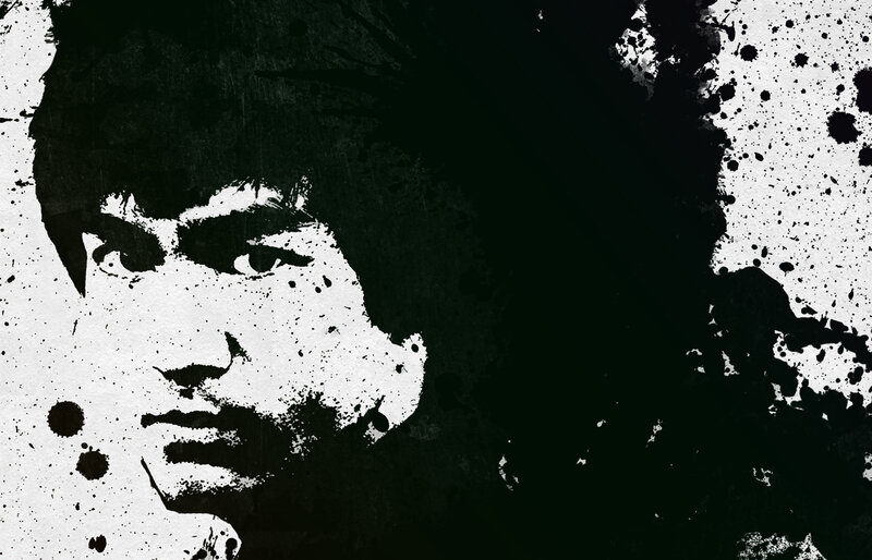 Bruce Lee portrait art