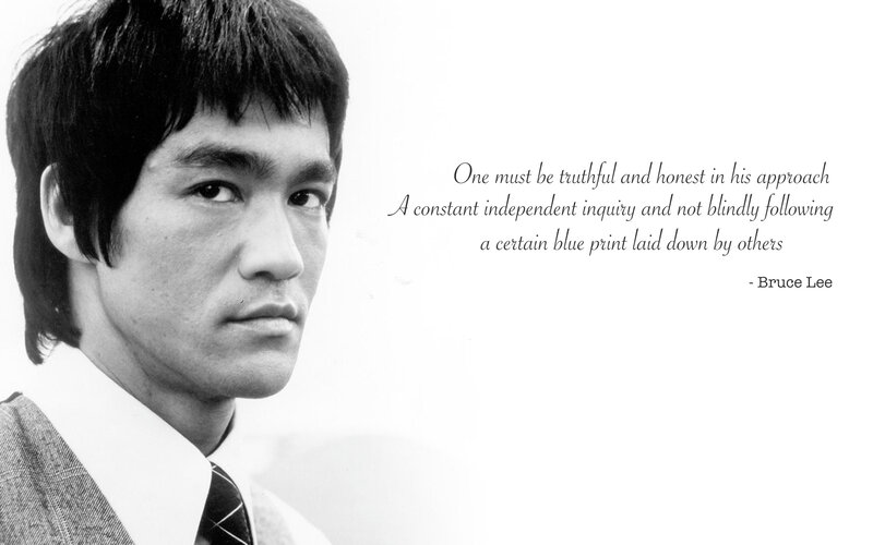Bruce Lee Portrait — Black