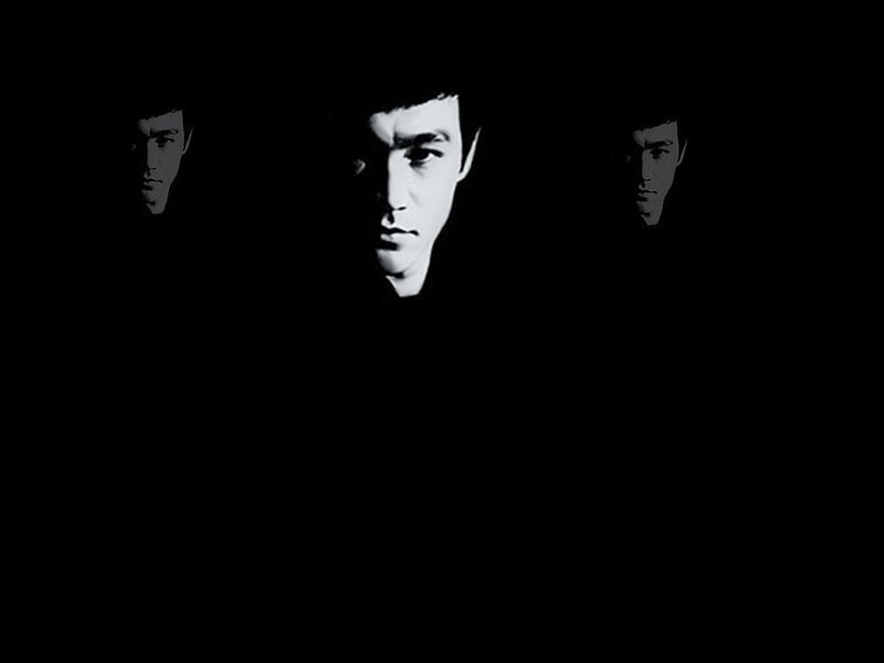 Bruce Lee portrait collage