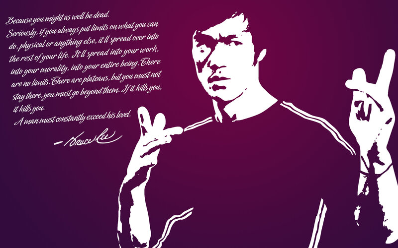 Bruce Lee quote art