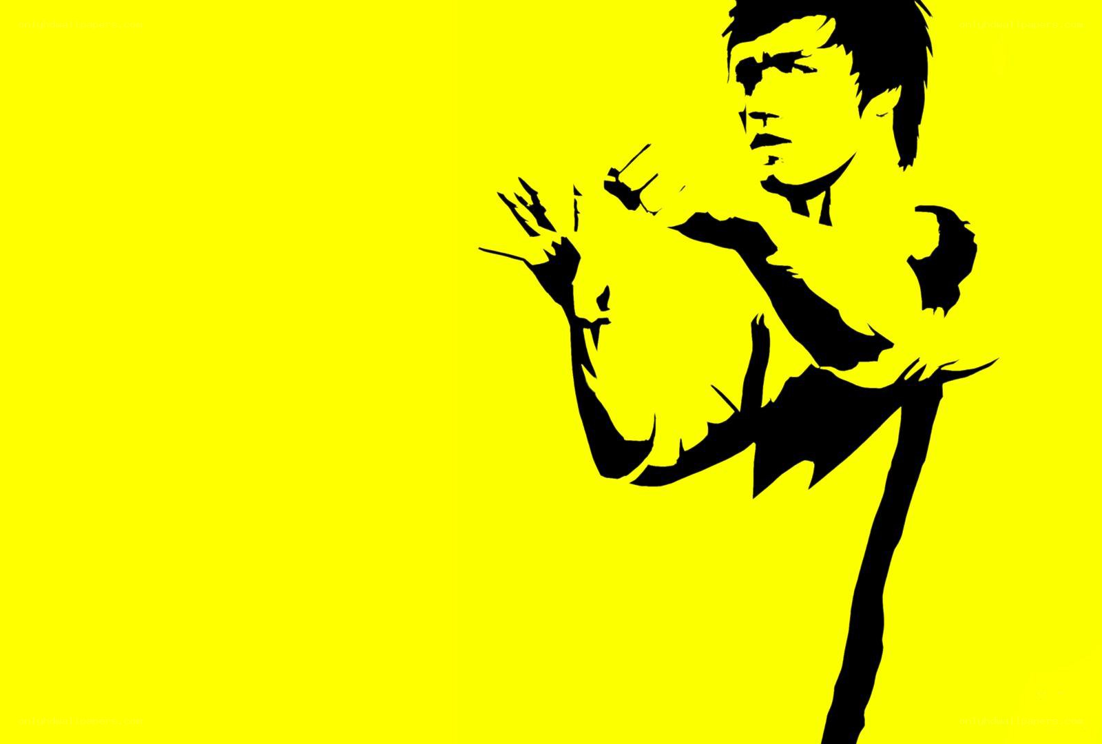 Bruce Lee silhouette art