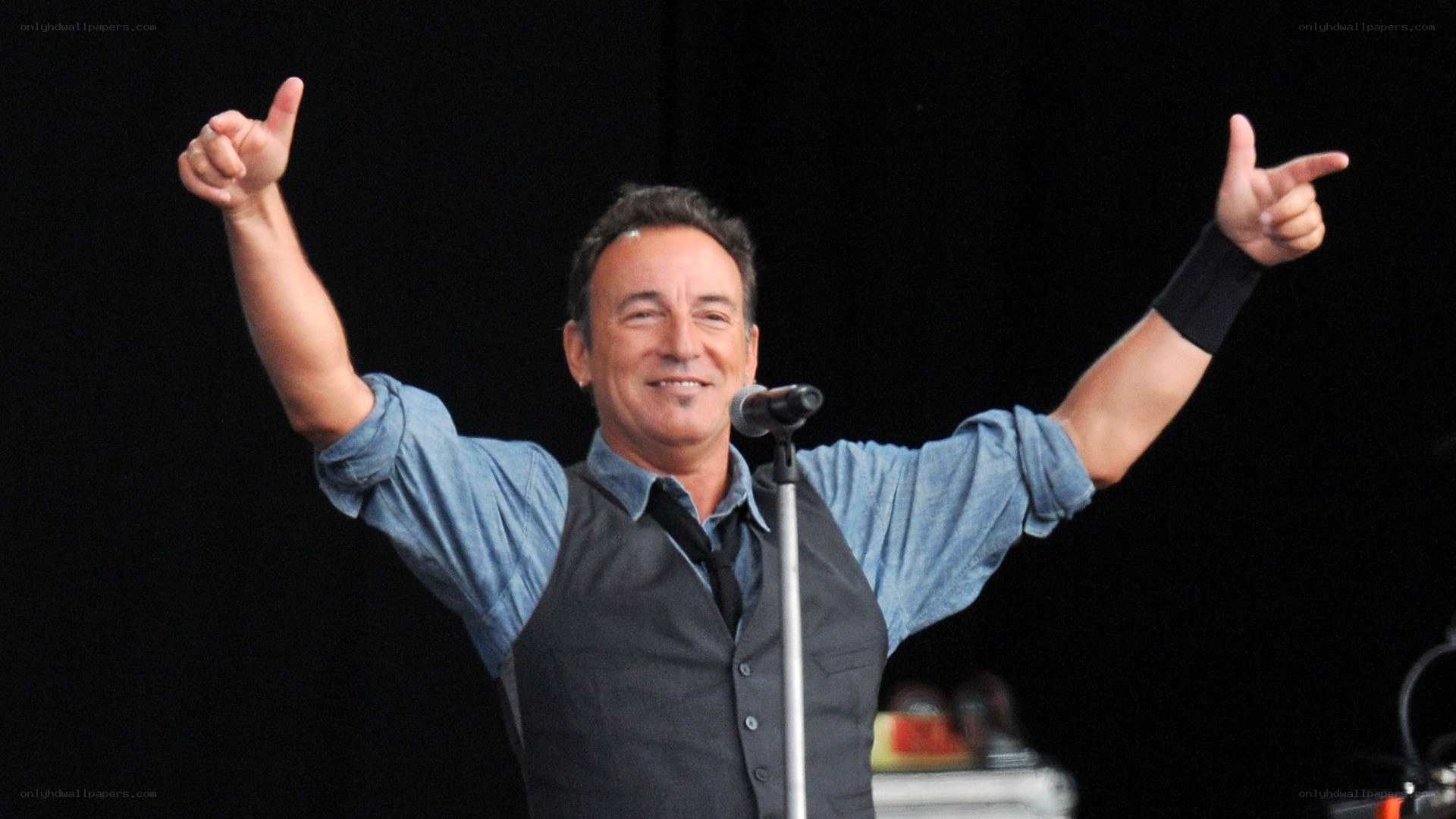 Bruce Springsteen on stage