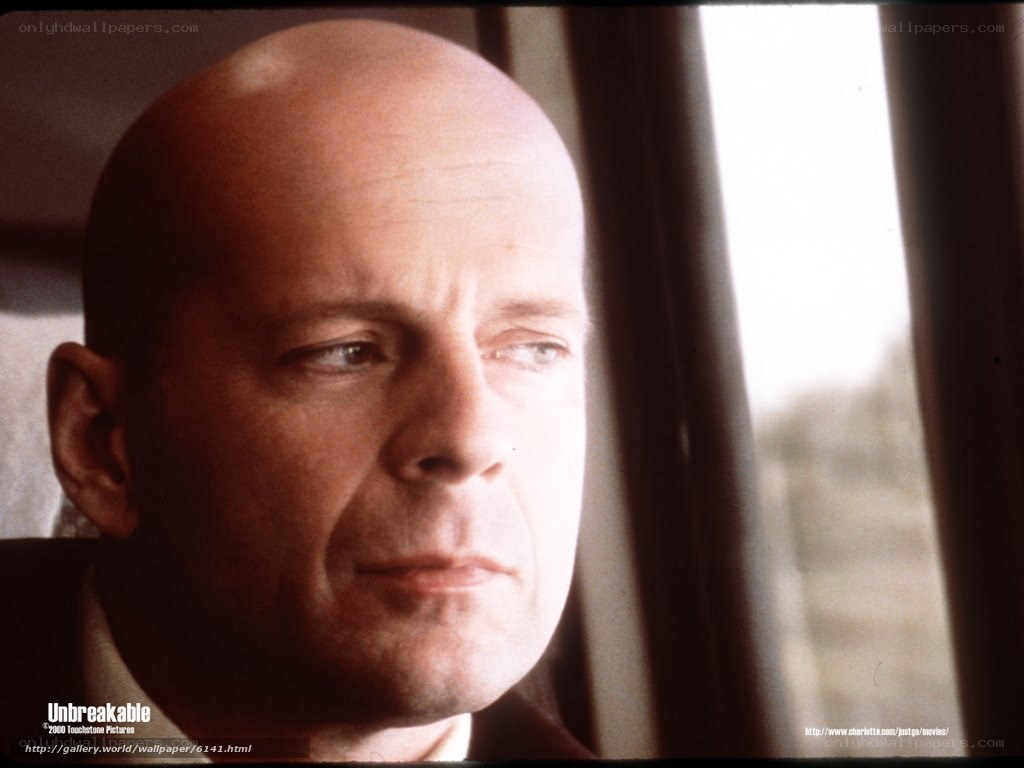 Bruce Willis in Unbreakable
