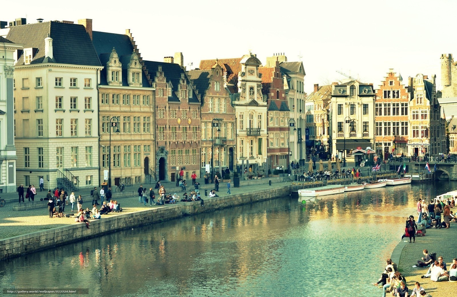 Bruges canal scene