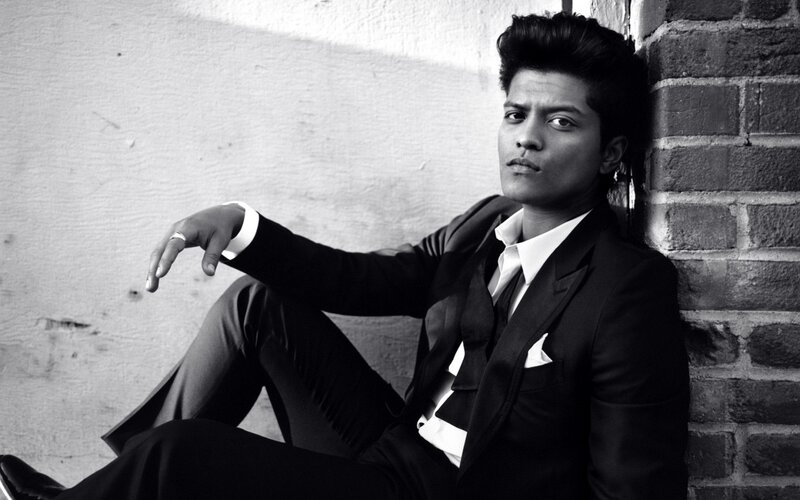 Bruno Mars in a suit