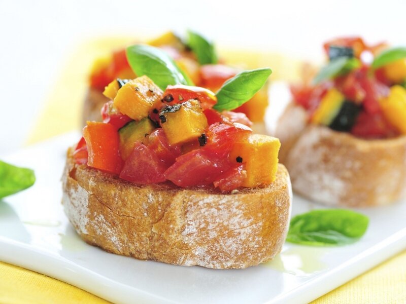 Bruschetta with Vegetables
