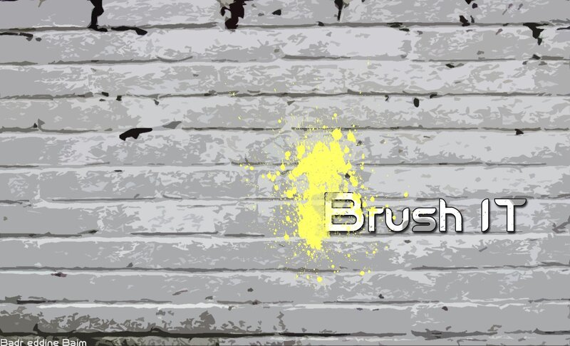 Brush IT logo splash