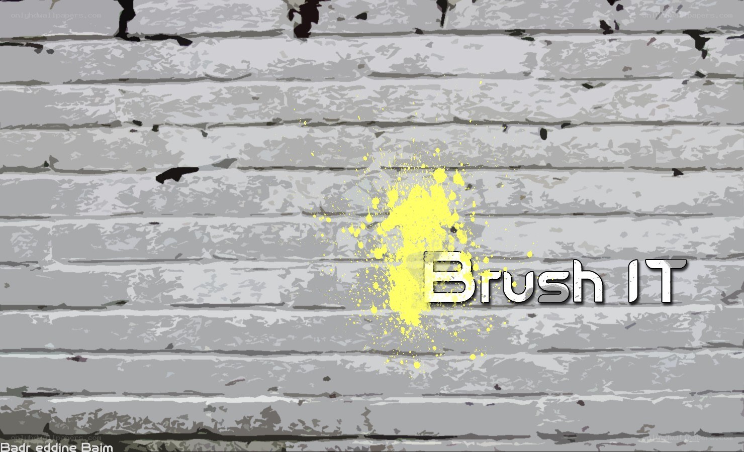 Brush IT logo splash
