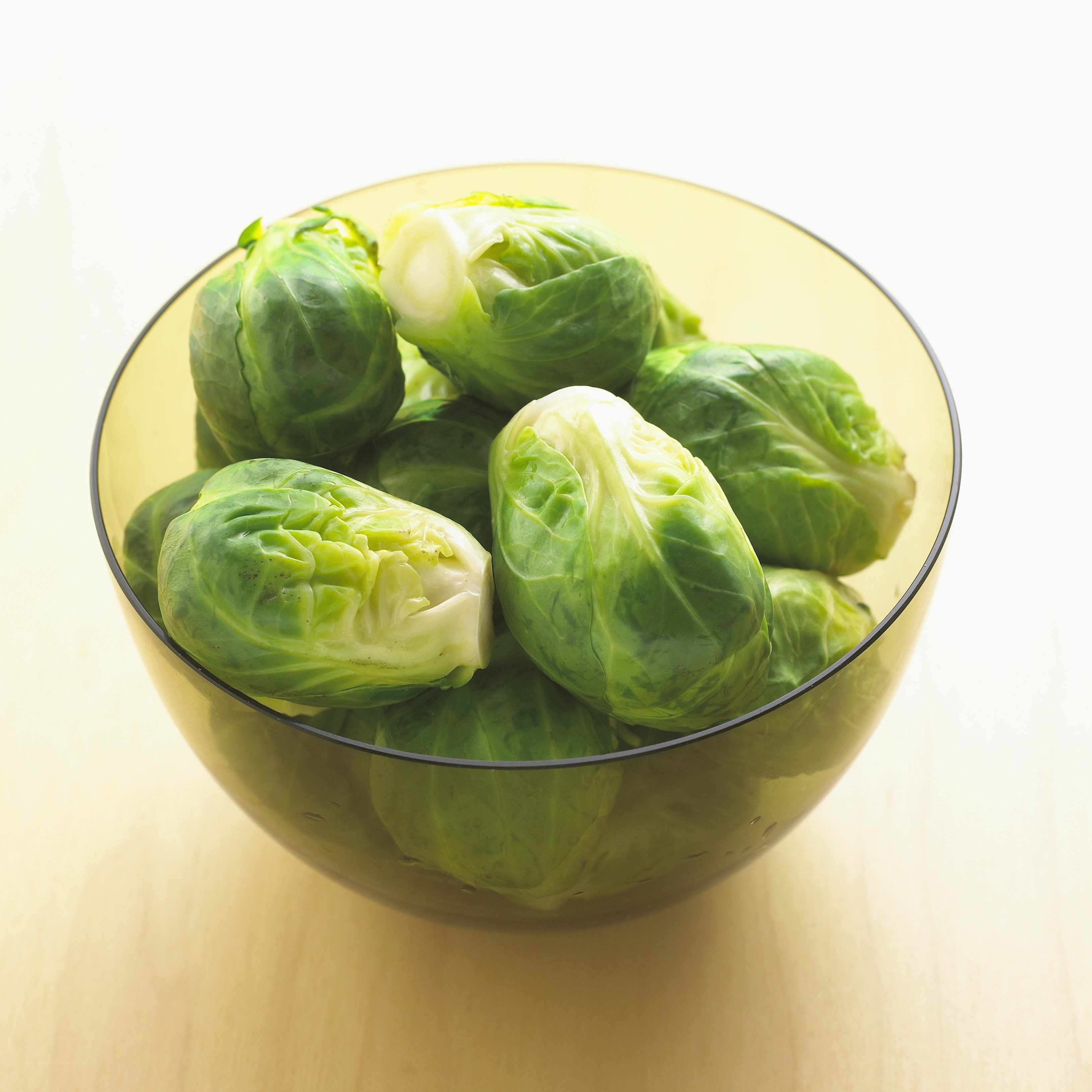 Brussels sprouts in a bowl