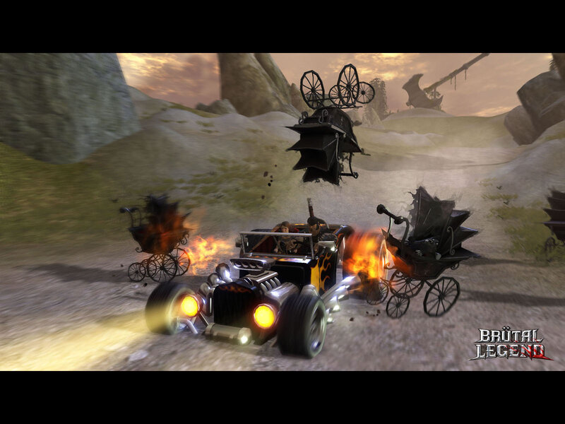 Brutal Legend car combat