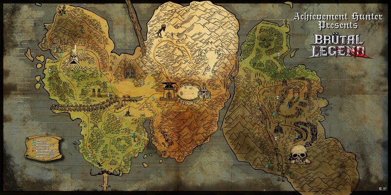 Brutal Legend map