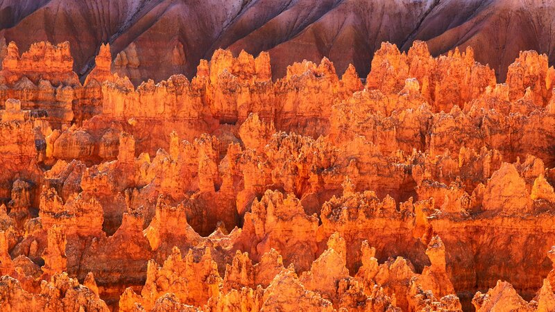 Bryce Canyon hoodoos at sunset