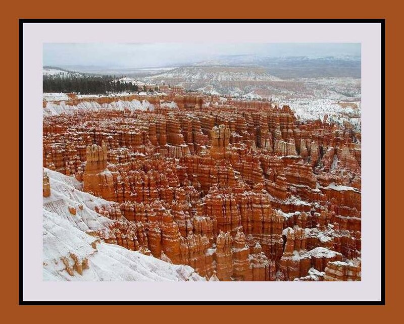 Bryce Canyon Hoodoos — Red, Serene