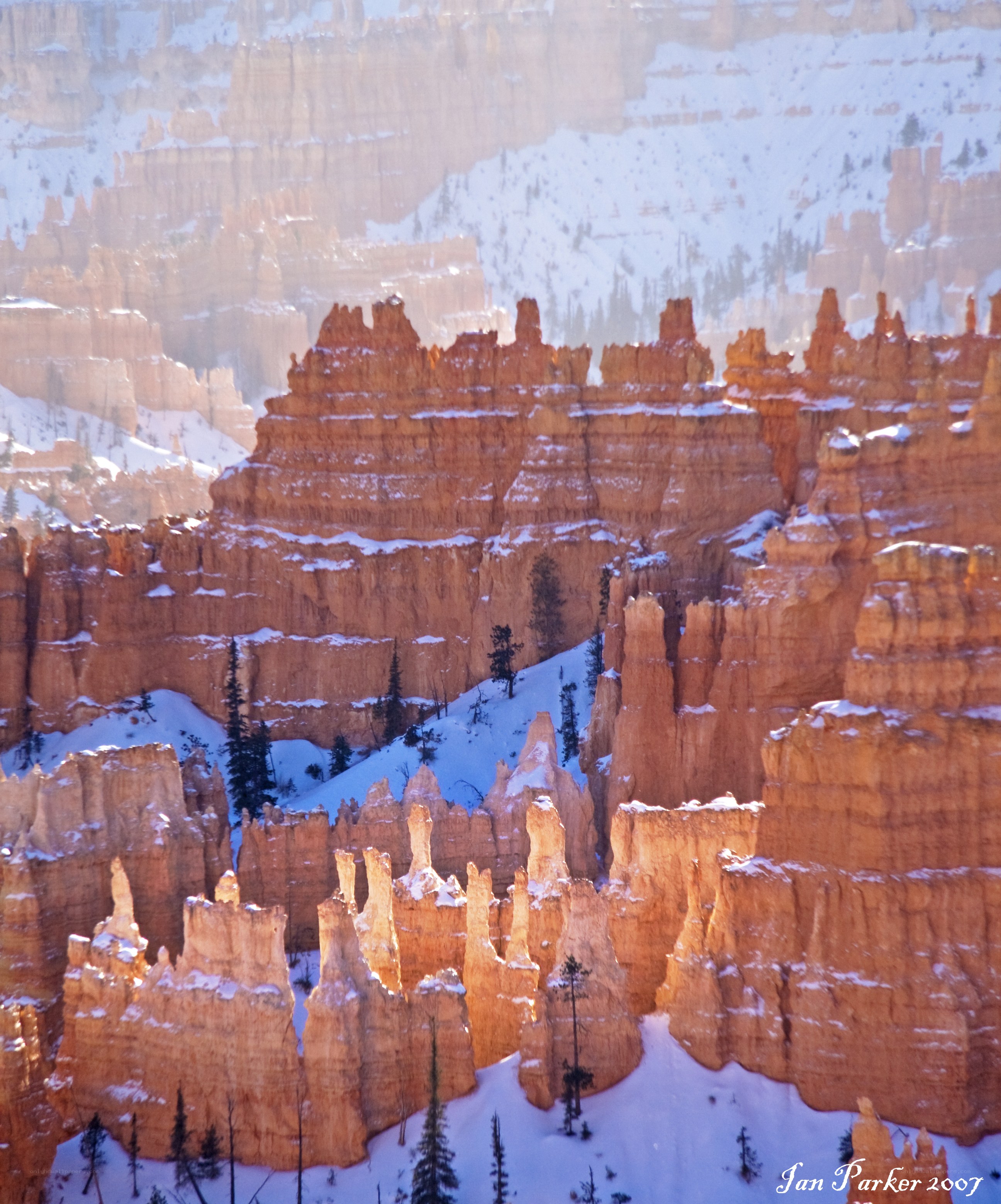Bryce Canyon in winter