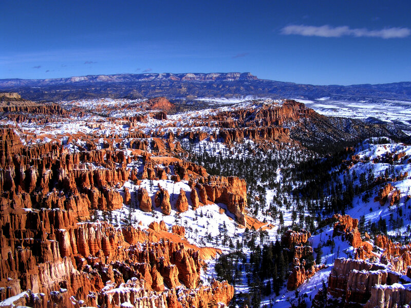 Bryce Canyon in winter