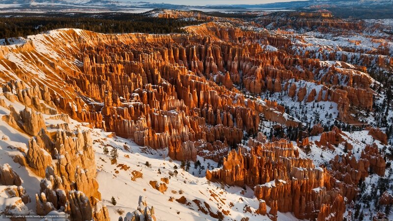 Bryce Canyon in winter
