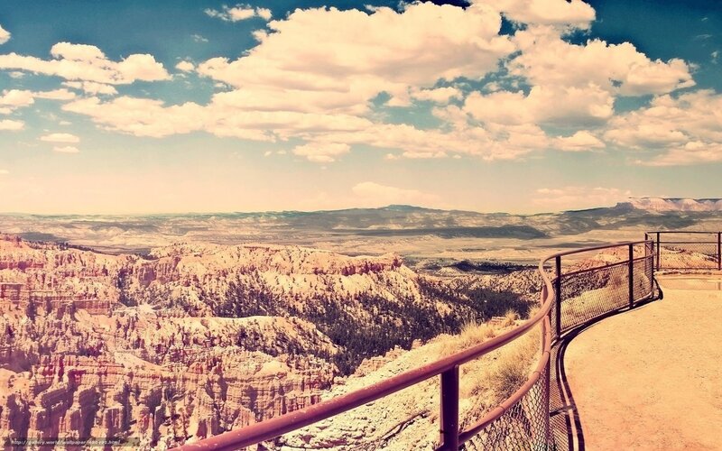 Bryce Canyon overlook view