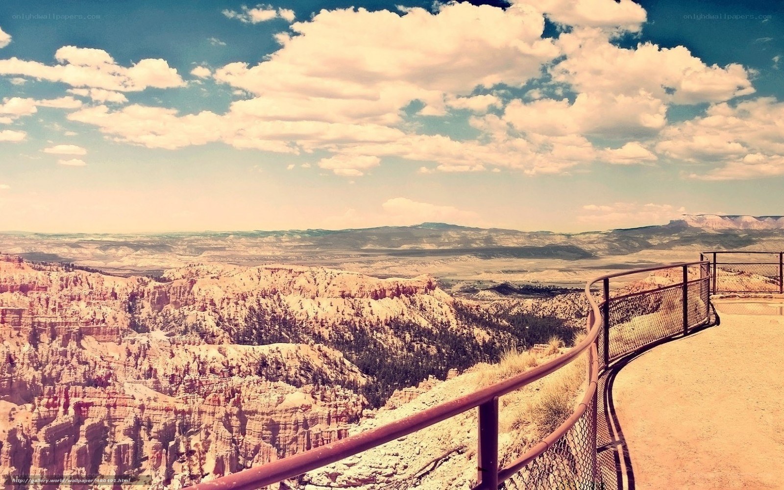 Bryce Canyon overlook view