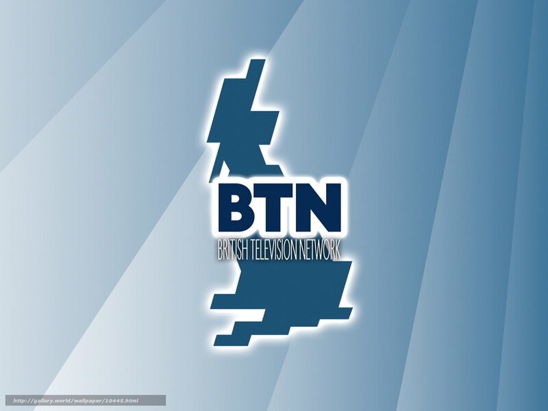 BTN logo on blue background