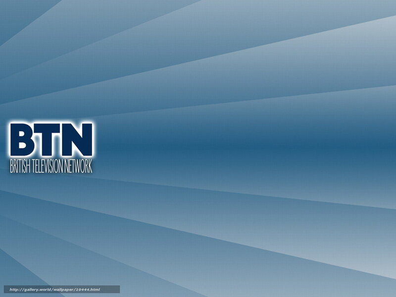 BTN logo on blue background