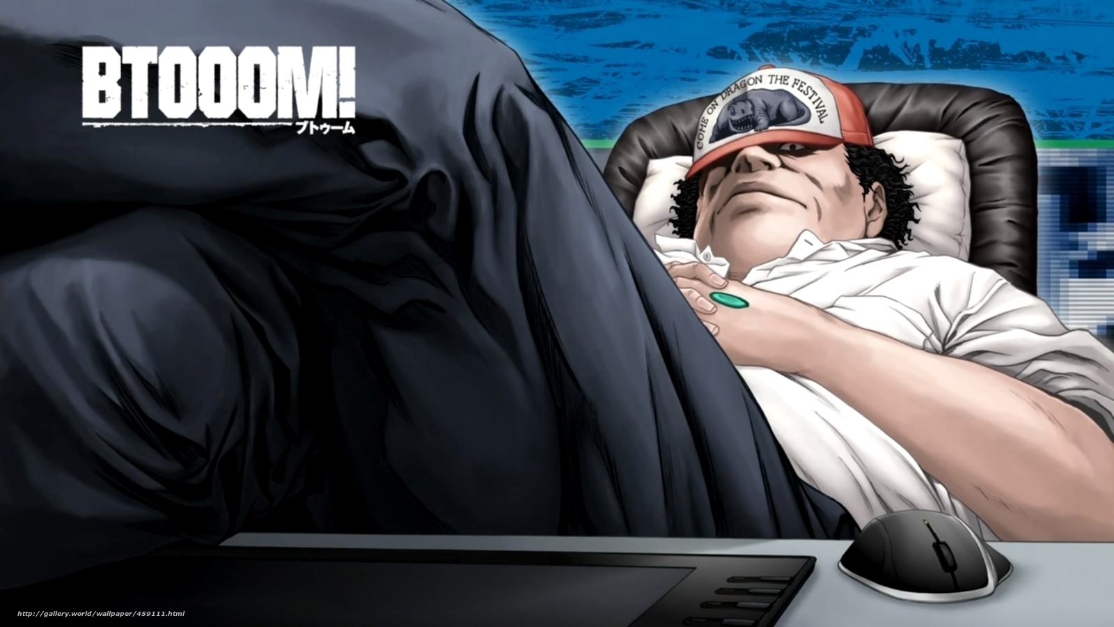 Btooom! character sleeping