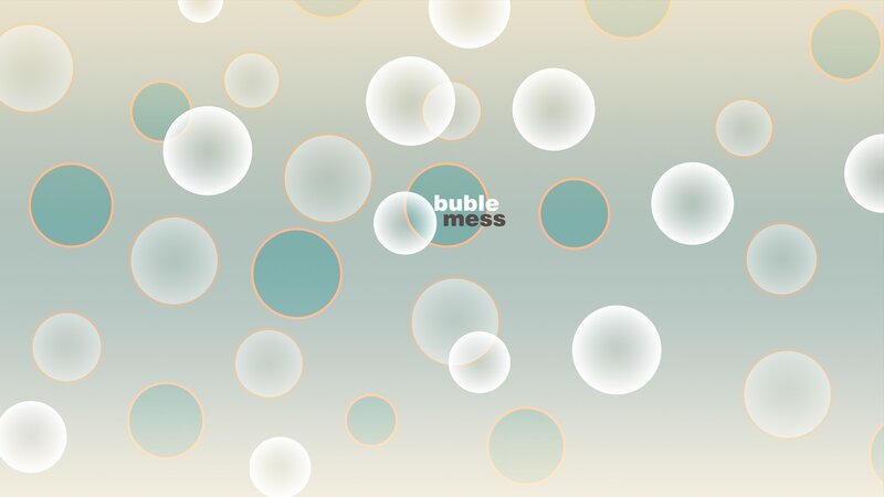 bubble mess abstract design