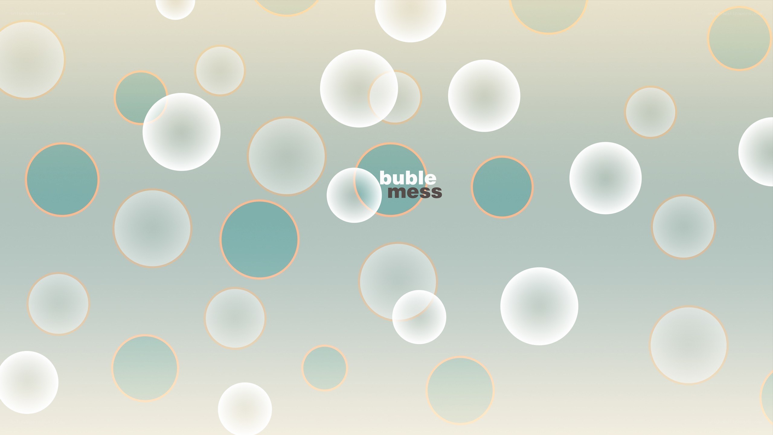 bubble mess abstract design