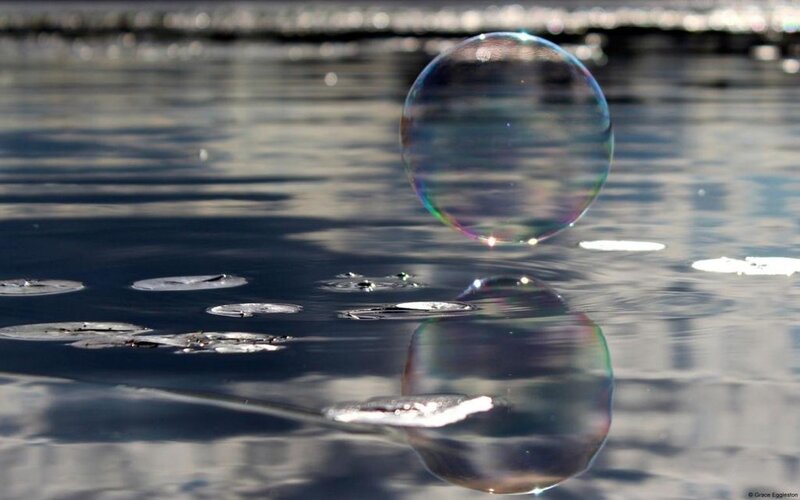 Bubble over Water