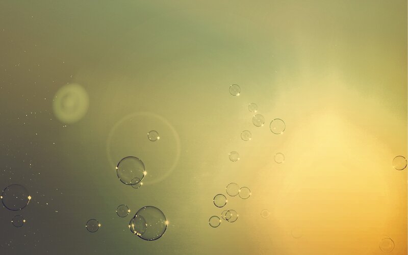 Bubbles in Air — Yellow
