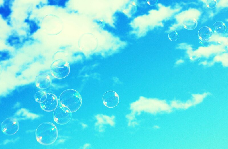 Bubbles in Blue Sky