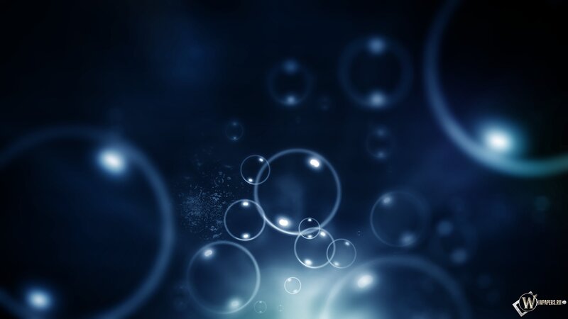 Bubbles in Dark Blue