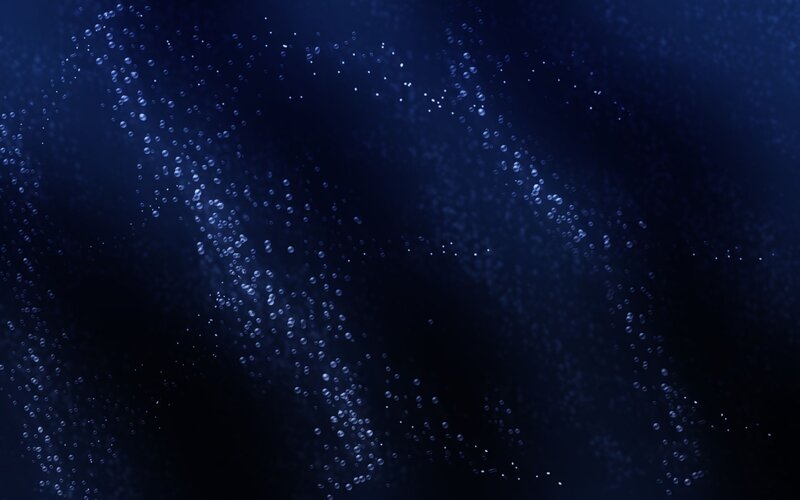 Bubbles in Dark Water — Blue