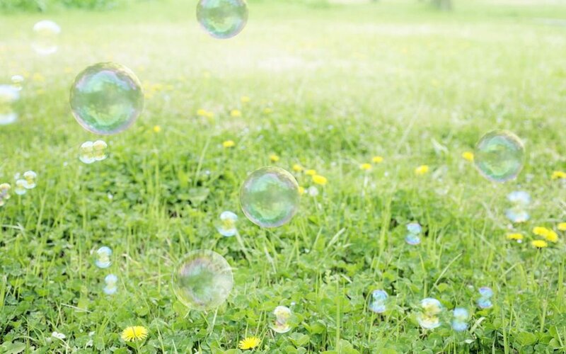Bubbles in Grass