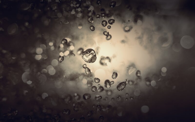 Bubbles in Liquid — Brown