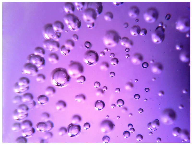 Bubbles in Liquid — Purple, Calm