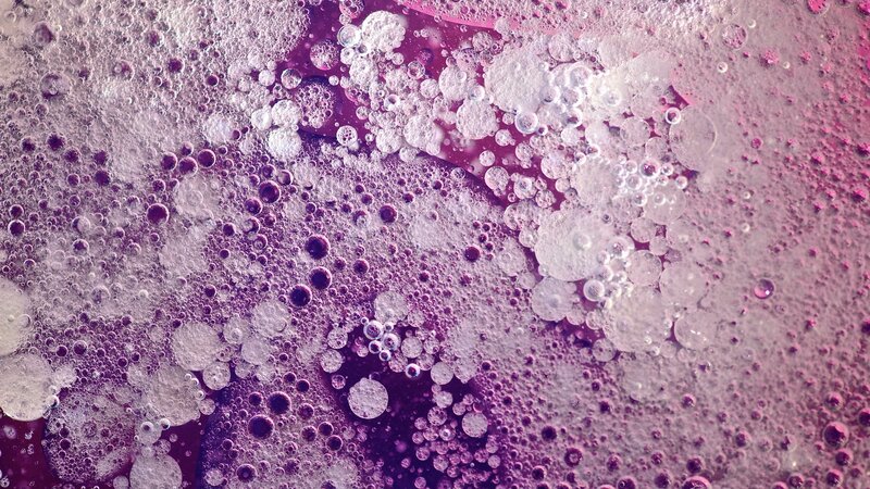 Bubbles in Liquid — Purple