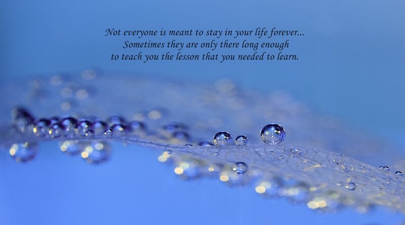 Bubbles in Water — Blue, Calm, Photograph, Text