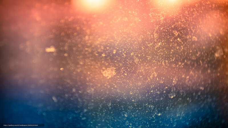 Bubbles in Water — Blue, Dramatic, Photograph