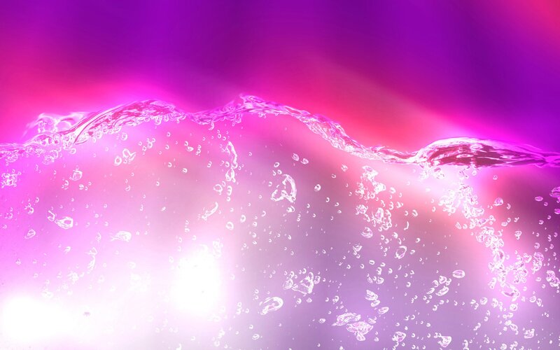 Bubbles in Water — Purple