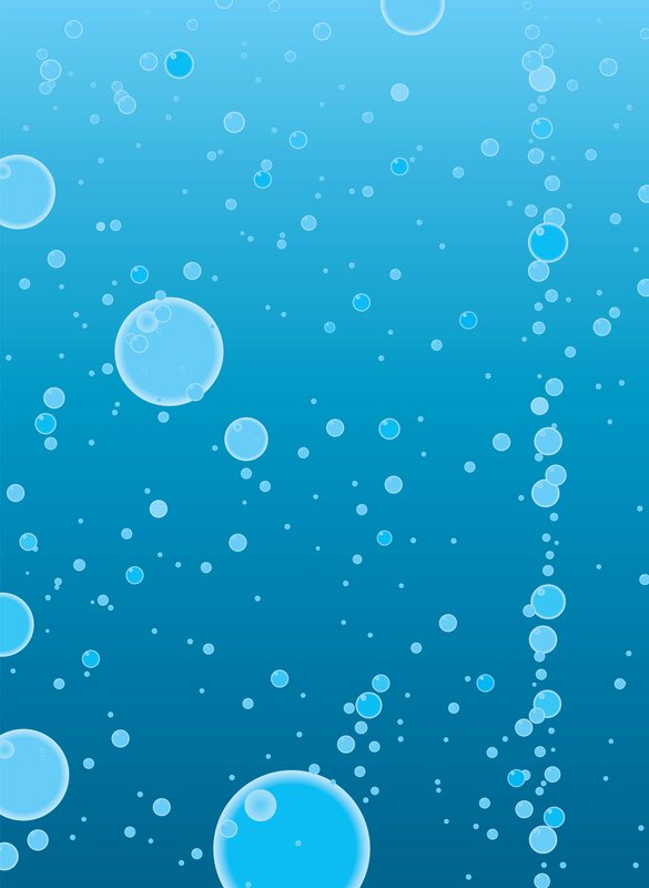 bubbles rising underwater