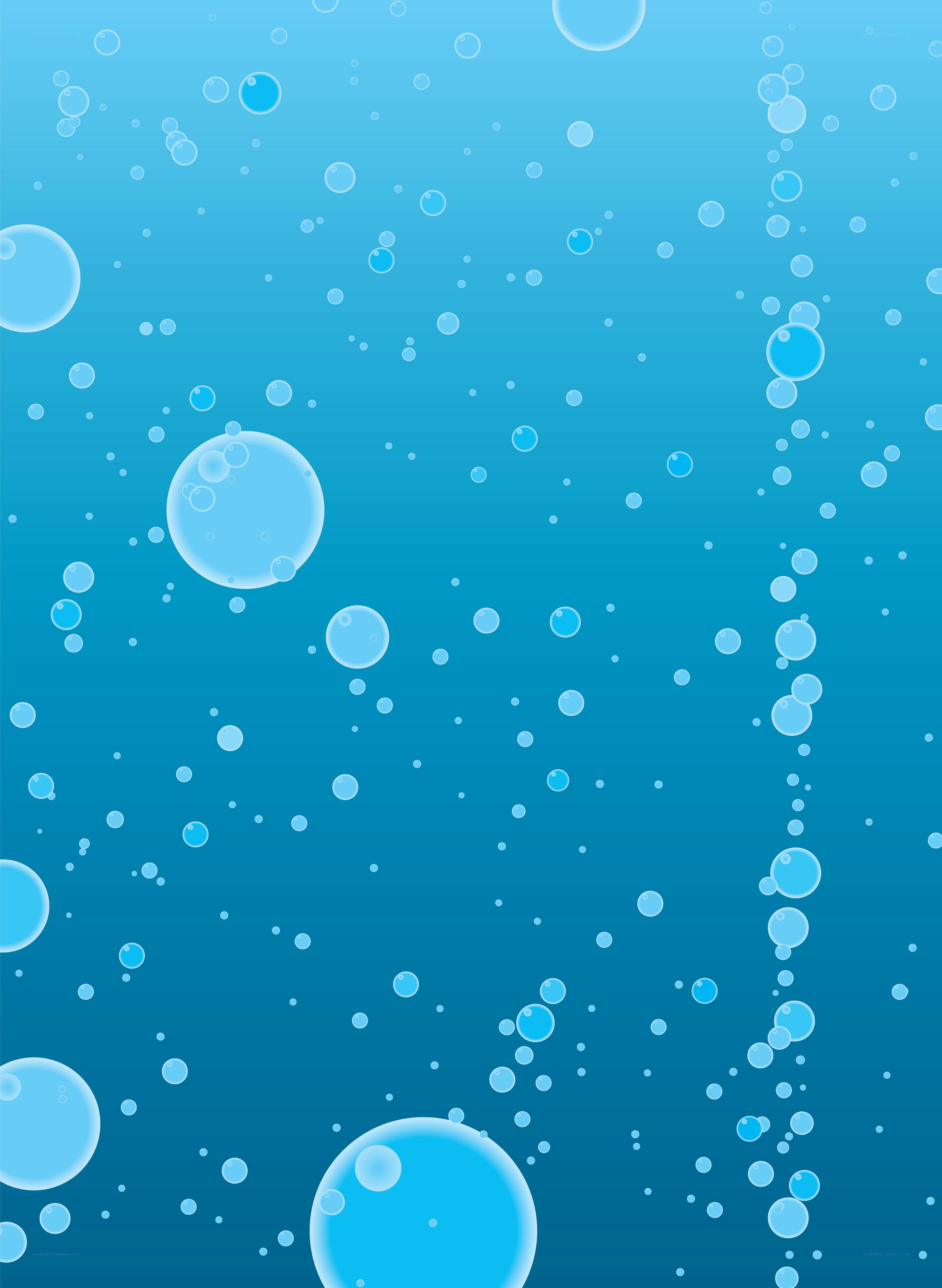 bubbles rising underwater