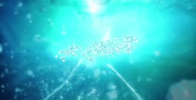 Bubbles Underwater — Blue, Serene, Digital Art, Light Rays