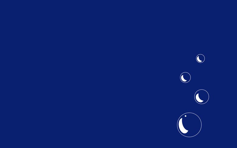 Bubbles with Crescent Moons