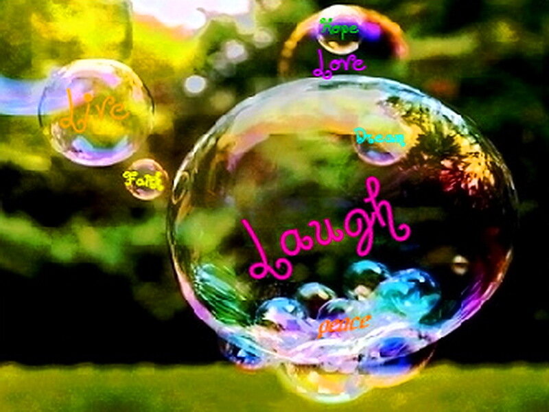 Bubbles with Words
