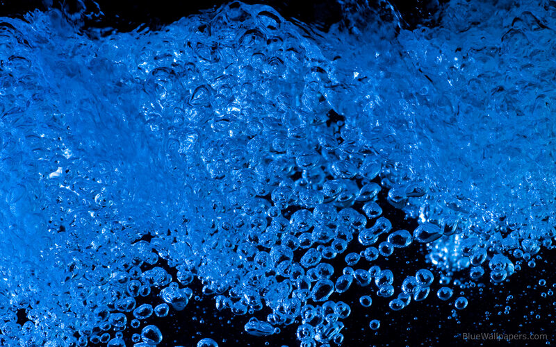 Bubbling Blue Water