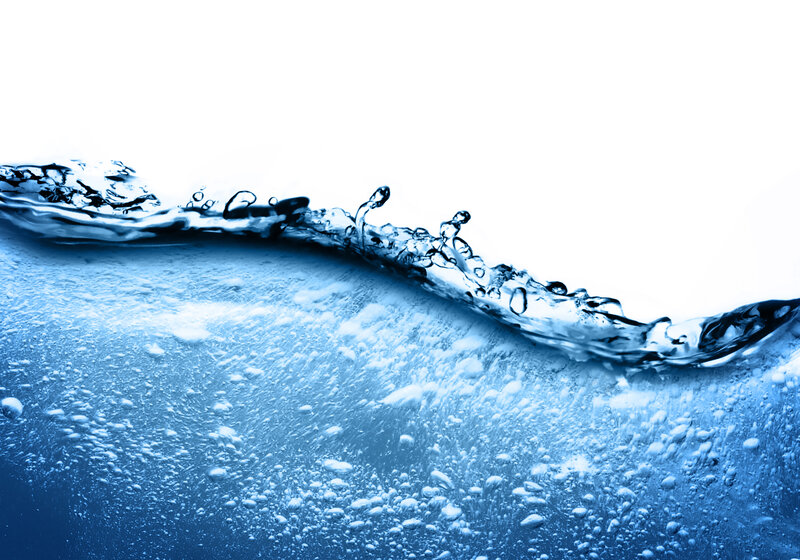 Bubbling Water Surface — Blue