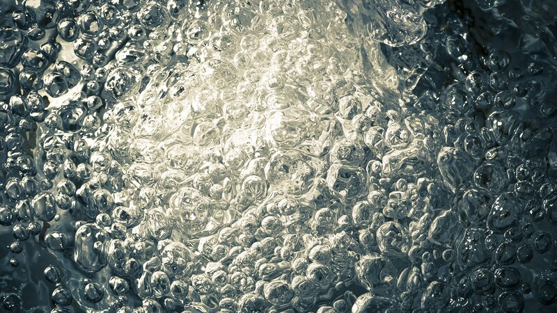 bubbling water surface