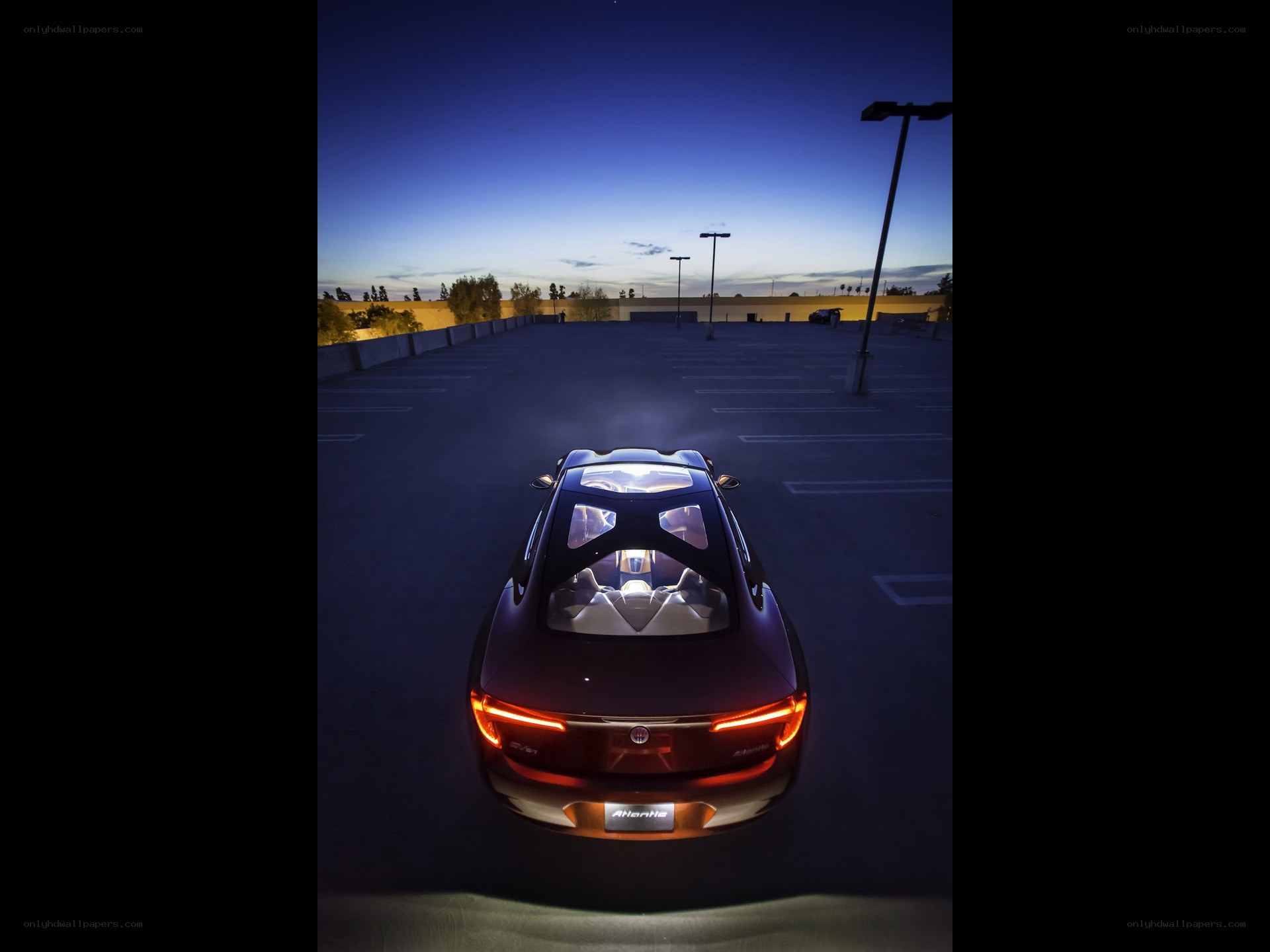 Buccaneer concept car at dusk